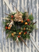 Festive Dried Fruit Wreath